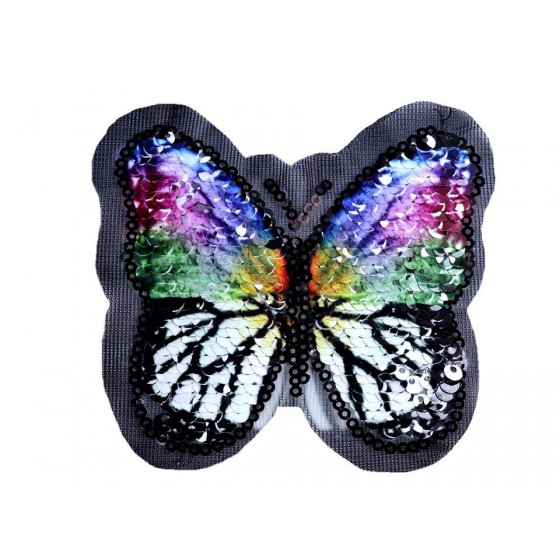 Patch décoratif réversible papillon