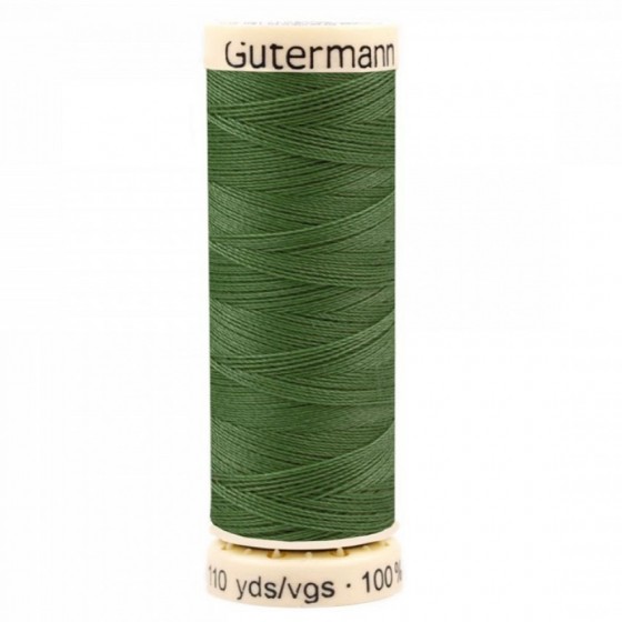 Fil cordonnet 100% polyester Gütermann gris - O'Tissus de Lydie