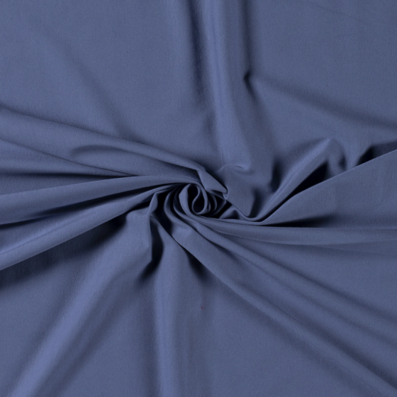 Jersey Coton Tissu Au Mètre-Uni Noir 150 cm de Large 240 g/m2