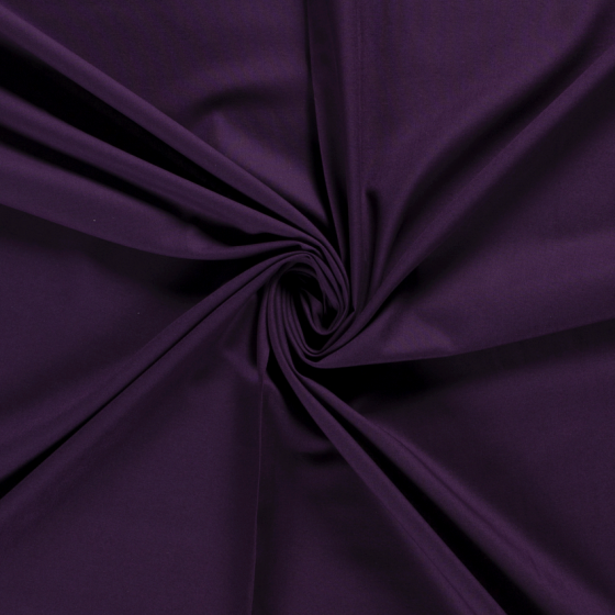 Popeline uni violet